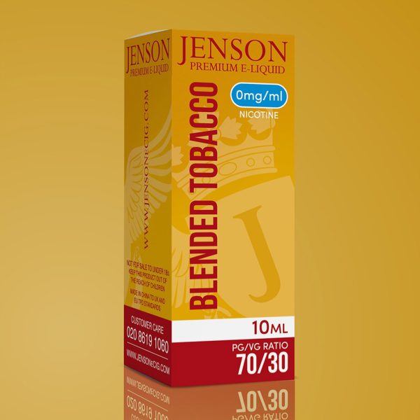 Jenson Blended Tobacco E Liquid 70PG/30VG 0 mg