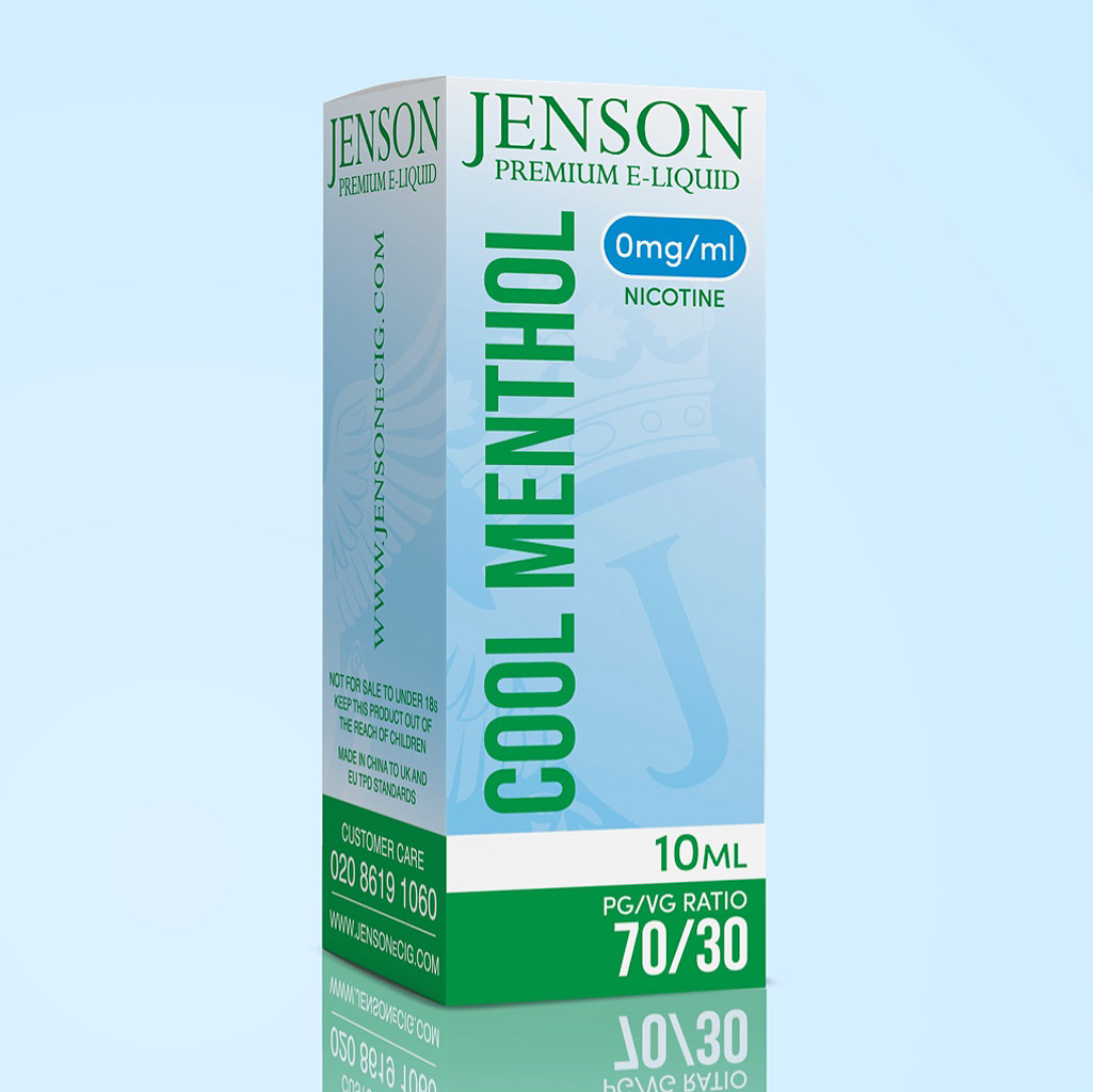 Jenson Cool Menthol E Liquid 70PG/30VG 0 mg