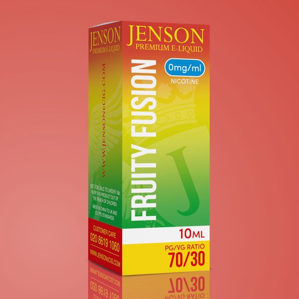 Jenson Fruity Fusion E Liquid 70PG/30VG 0 mg