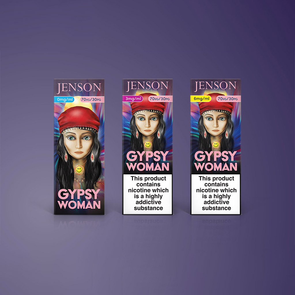Jenson Gypsy Woman High VG E Liquids 70VG/30PG 0mg to 6mg