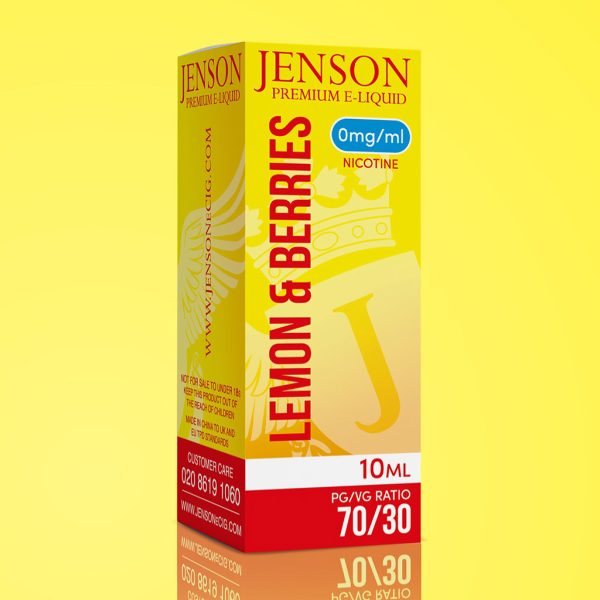 Jenson Lemon and Berries E Liquid 70PG/30VG 0 mg