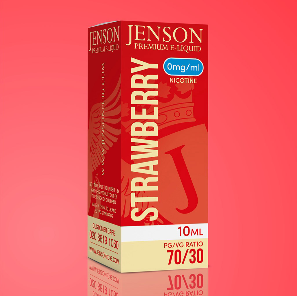 Jenson Strawberry E Liquid 70PG/30VG 0 mg