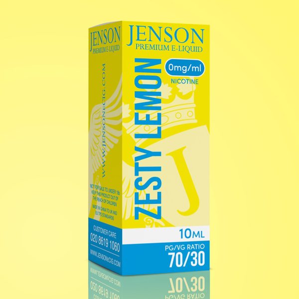 Jenson Zesty Lemon E Liquid 70PG/30VG 0 mg