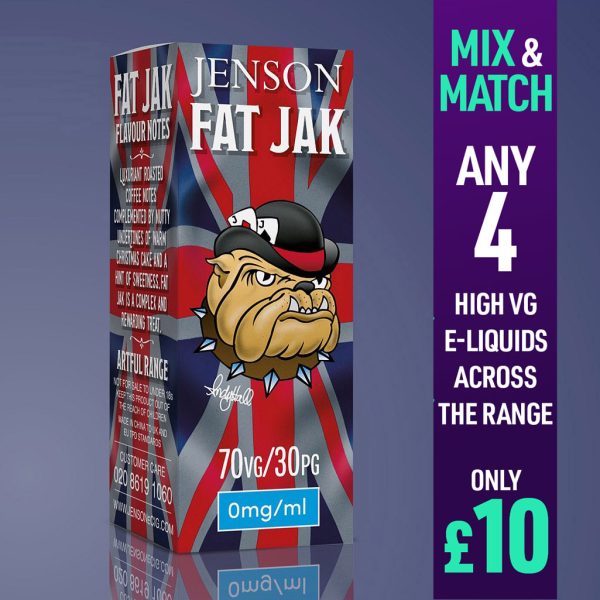 Jenson High VG E Liquids Fat Jak