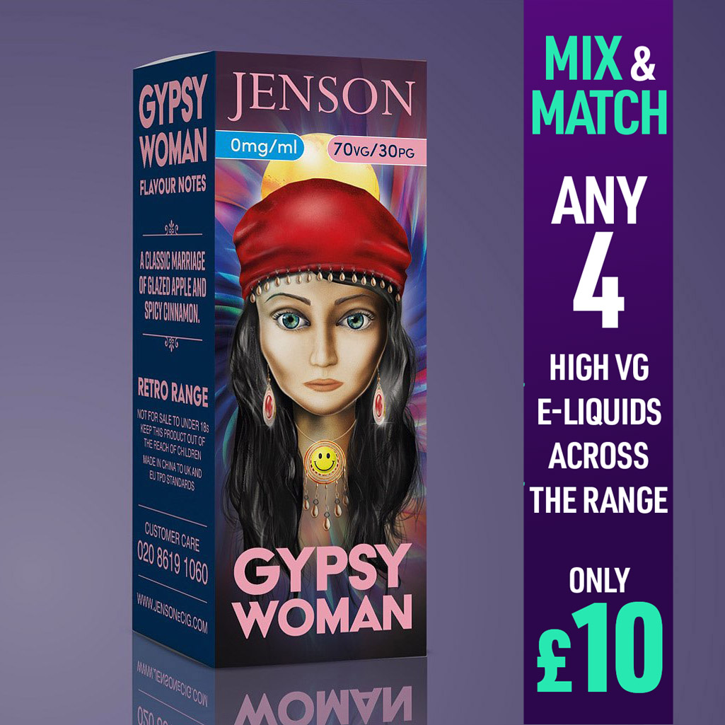 Jenson High VG E Liquids Gypsy Woman