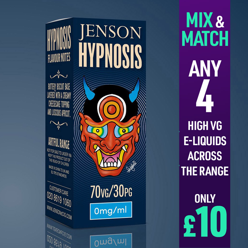 Jenson High VG E Liquids Hypnosis