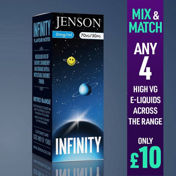 Jenson High VG E Liquids Infinity