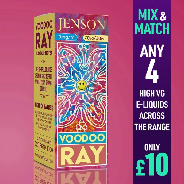 Jenson High VG E Liquids Voodooray