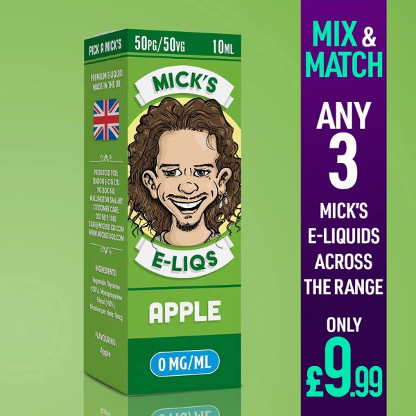 Micks E Liquids apple