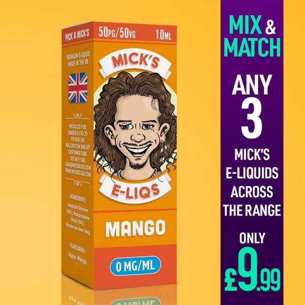 Micks E Liquids mango