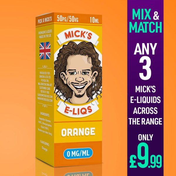 Micks E Liquids orange