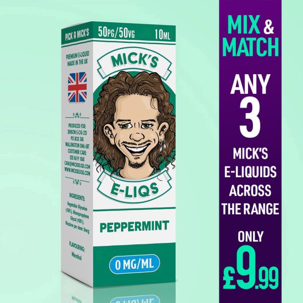 Micks E Liquids peppermint