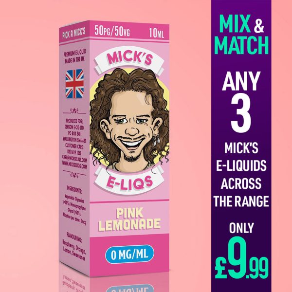 Micks E Liquids pink lemonade