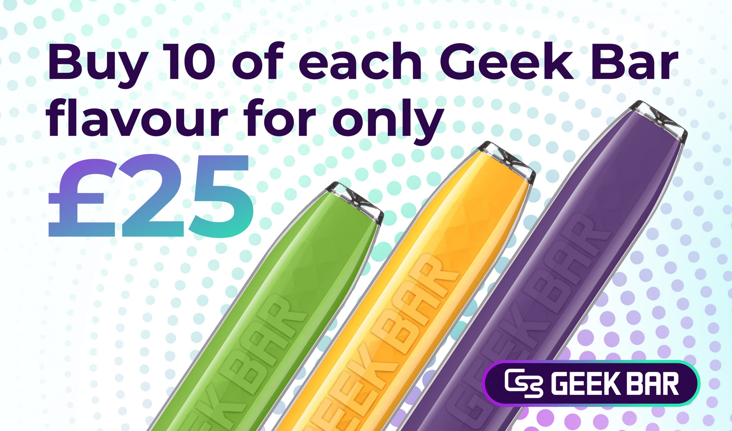 Geek Bar Flavour Banner