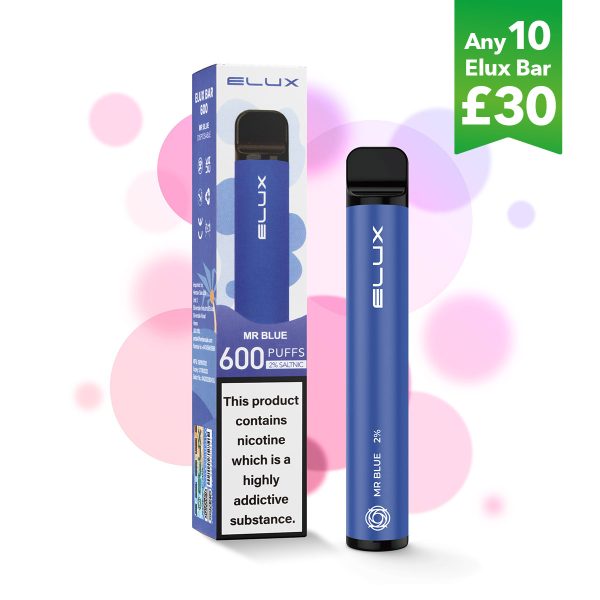 Elux bar mr blue 600 puffs