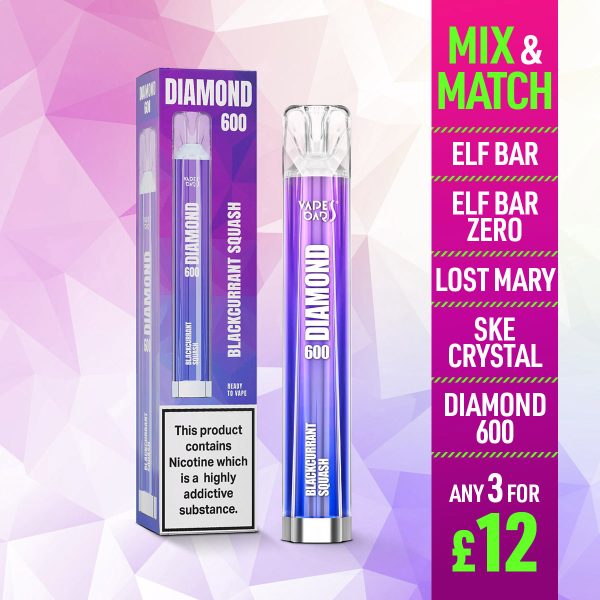 Diamond 600 Blackcurrant Squash