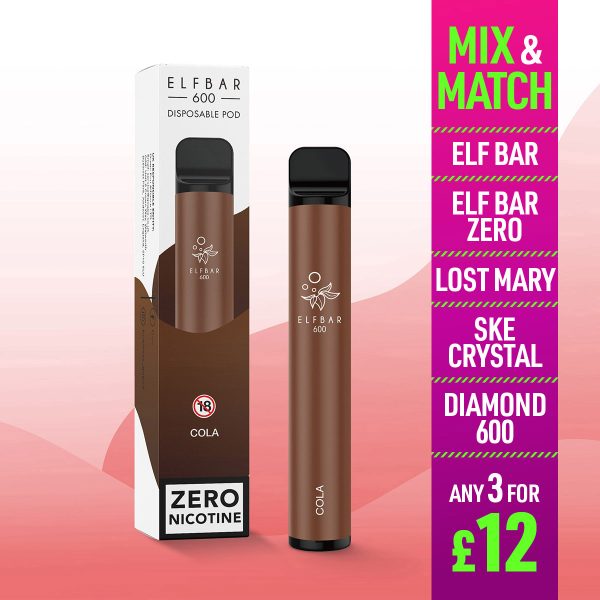Elf Bar 600 Cola Zero Nicotine