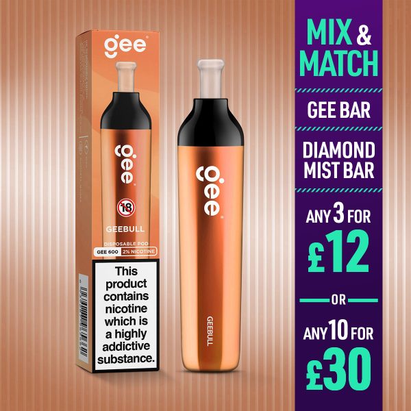 Elf Bar Gee 600 Disposable Vape Geebull