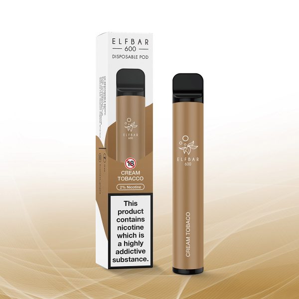 Jenson E-Cig Cream Tobacco Elf Bar 600 DisposablenVape