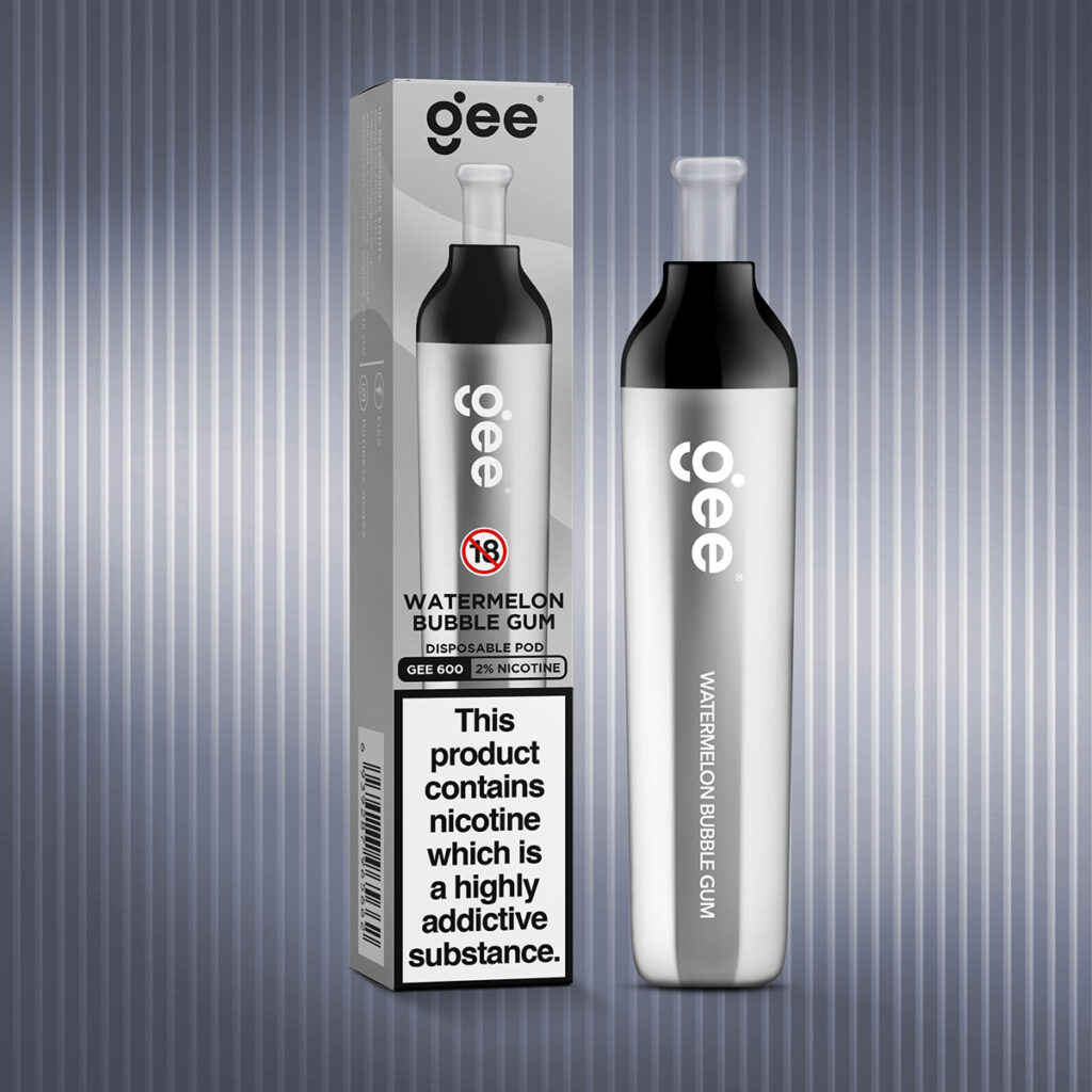 Watermelon Bubble Gum Elf Bar Gee 600 Disposable Vape