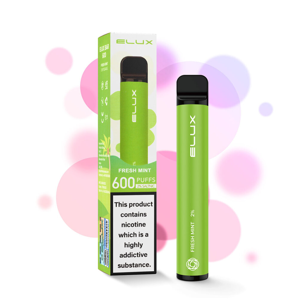 Fresh Mint Elux Bar 600 Disposable Vape
