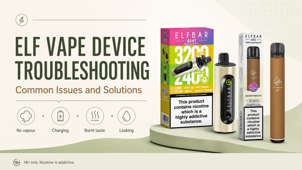 Elf Bar 4 in 1 troubleshooting guide
