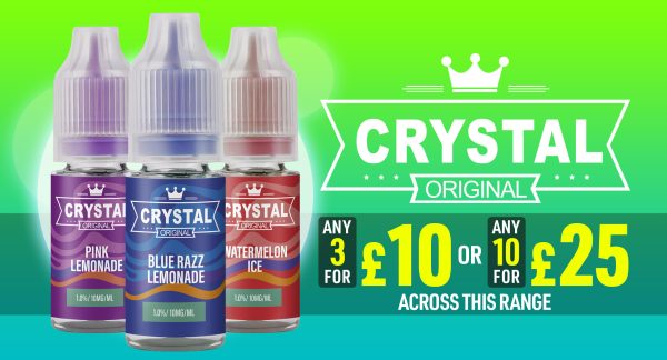 SKE Crystal E-Liquid, 3 for £10, 10 for £25, cheap vape juice, cheap e liquid, best e liquid, SKE Crystal