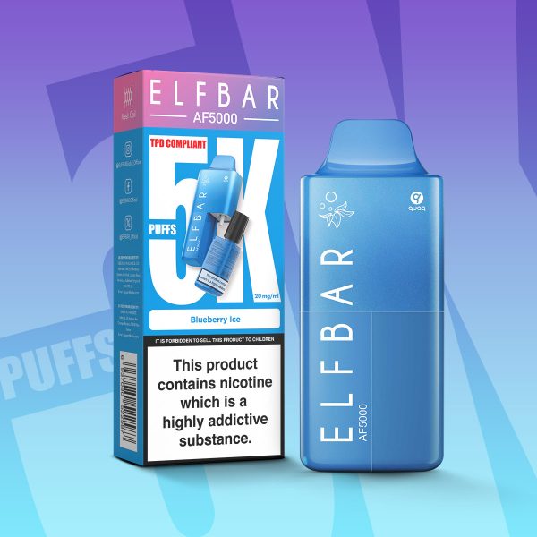 ELFBAR AF5000 BLUEBERRY ICE