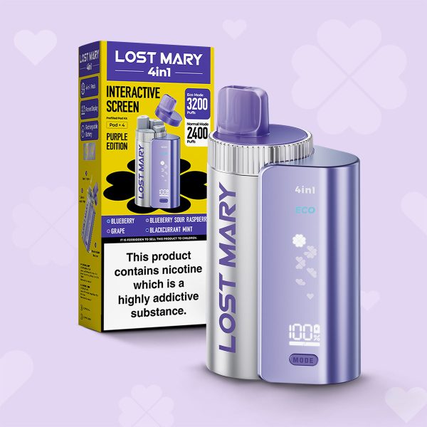 jenson ecig lost mary 4 in 1 purple edition