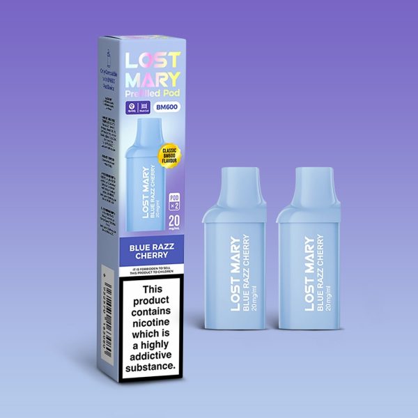 Blue Razz Cherry - Lost Mary BM600 Prefilled Pods