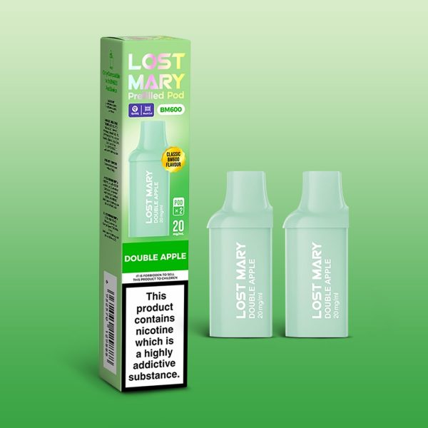 Double Apple - Lost Mary BM600 Prefilled Pods
