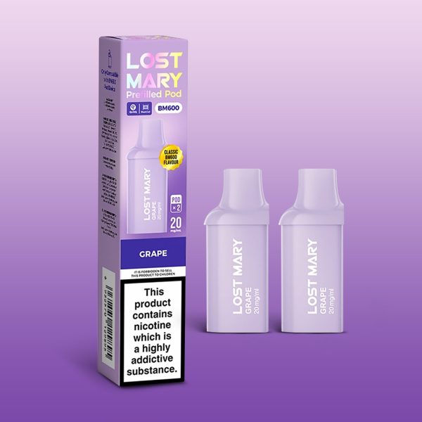 Grape - Lost Mary BM600 Prefilled Pods