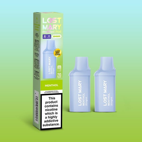 Menthol - Lost Mary BM600 Prefilled Pods