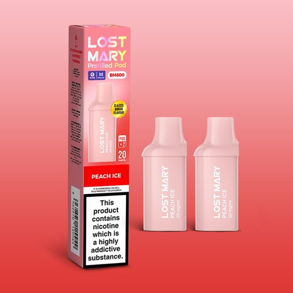 Peach Ice - Lost Mary BM600 Prefilled Pods