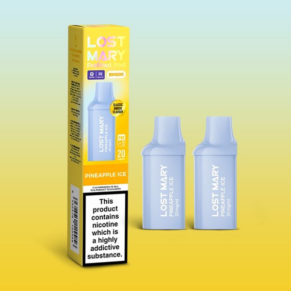 Pineapple Ice - Lost Mary BM600 Prefilled Pods