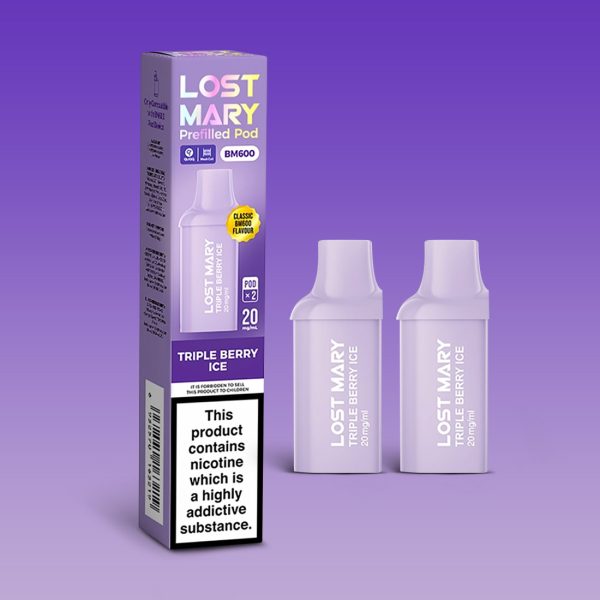 Triple Berry - Lost Mary BM600 Prefilled Pods