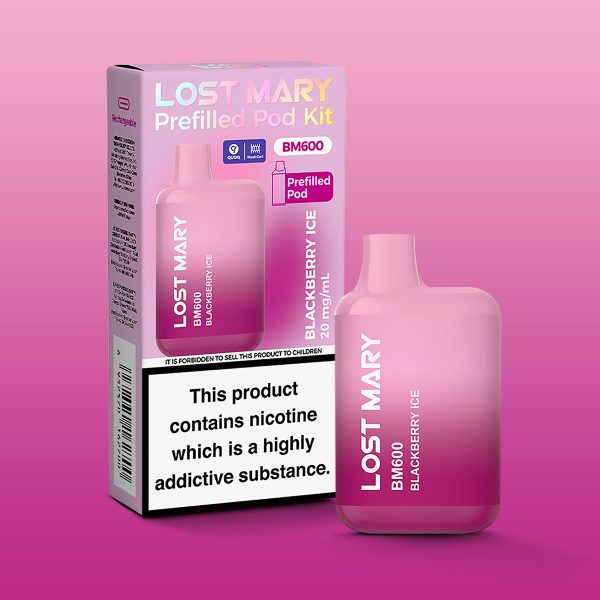 Blackberry Ice – Lost Mary BM600 Prefilled Pod Kit