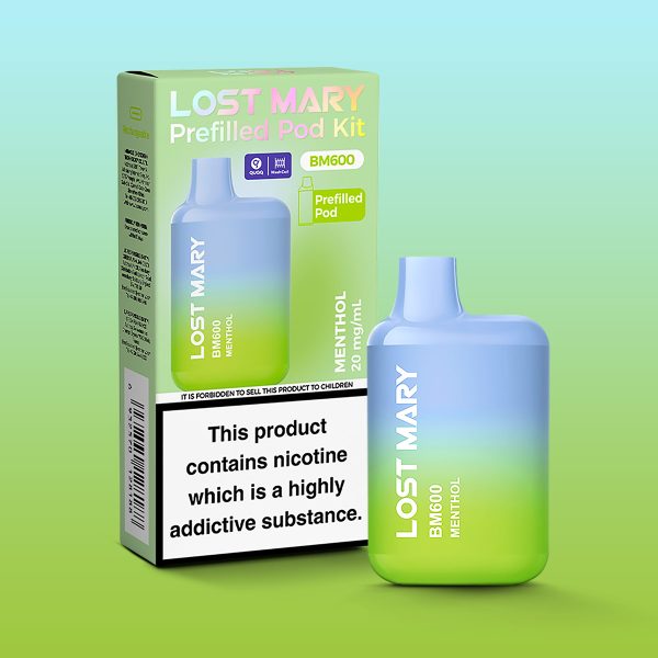 Menthol - Lost Mary BM600 Prefilled Pod Kit