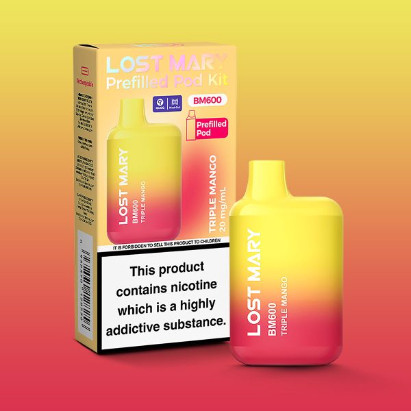 Triple Mango - Lost Mary BM600 Prefilled Pod Kit