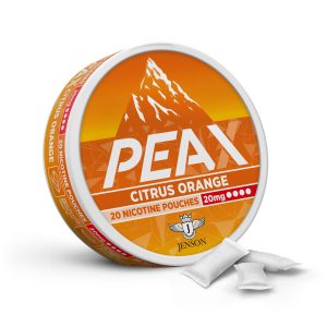 jenson ecig peax nicotine pouches citrus orange 20mg