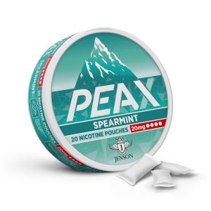 jenson ecig peax nicotine pouches spearmint 20mg