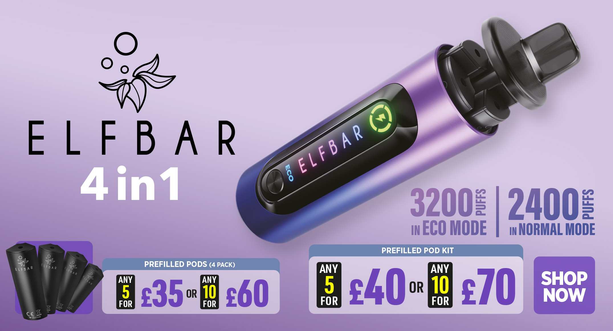 Elf Bar 4 in 1 Slider