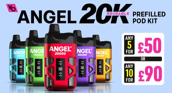 angel 20k prefilled pod kit homepage