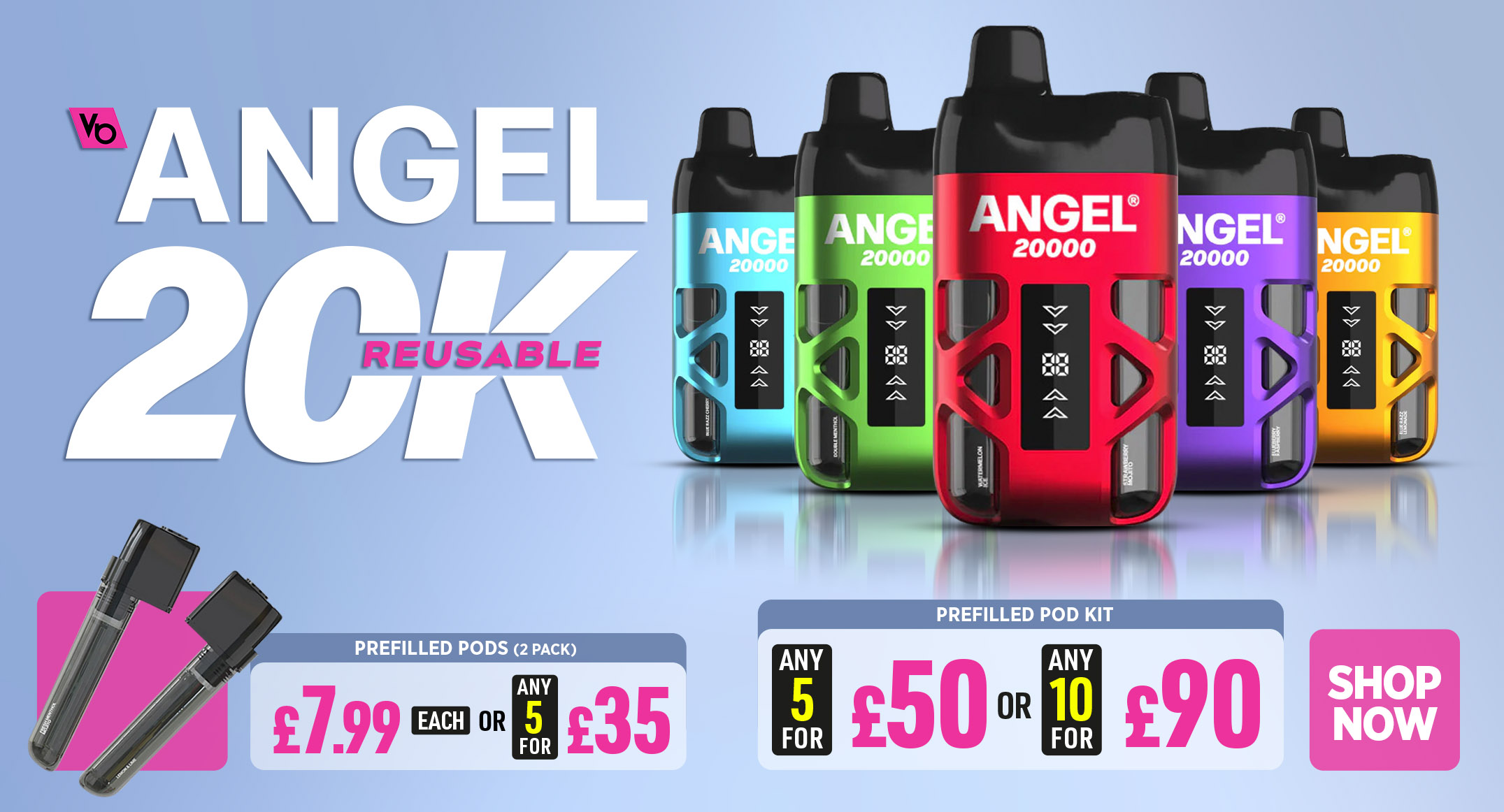 angel 20k slider