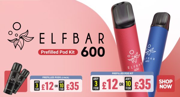 elfbar 600 prefilled slider