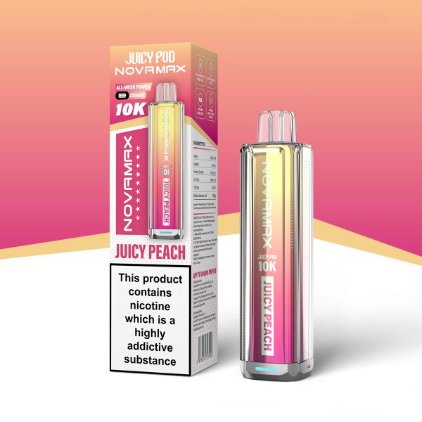 Juicy Peach - Juicy Pod NovaMax 10K Prefilled Pod Kit