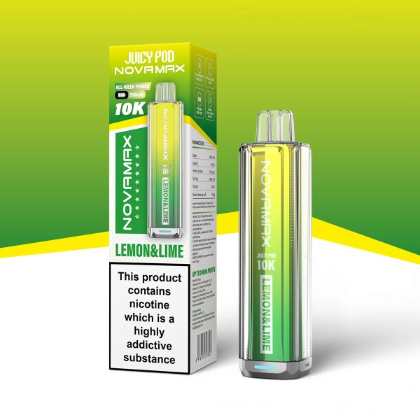 Lemon & Lime - Juicy Pod NovaMax 10K Prefilled Pod Kit