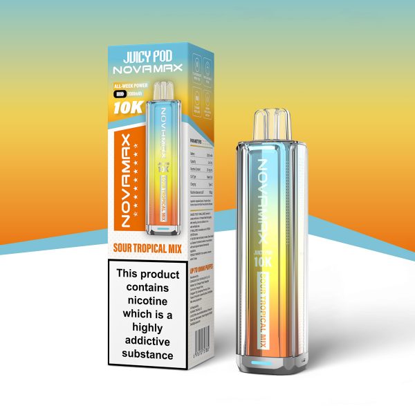 Sour Tropical Mix - Juicy Pod NovaMax 10K Prefilled Pod Kit