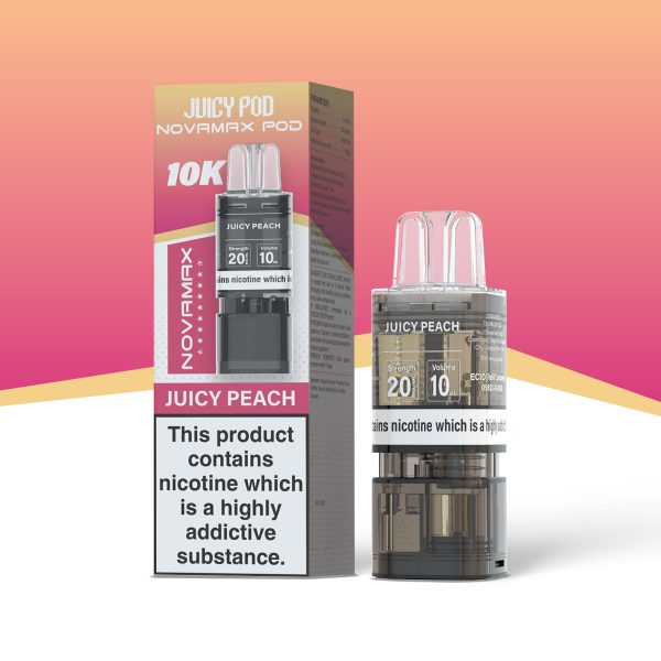 jenson ecig Juicy novamax 10k pods juicy peach