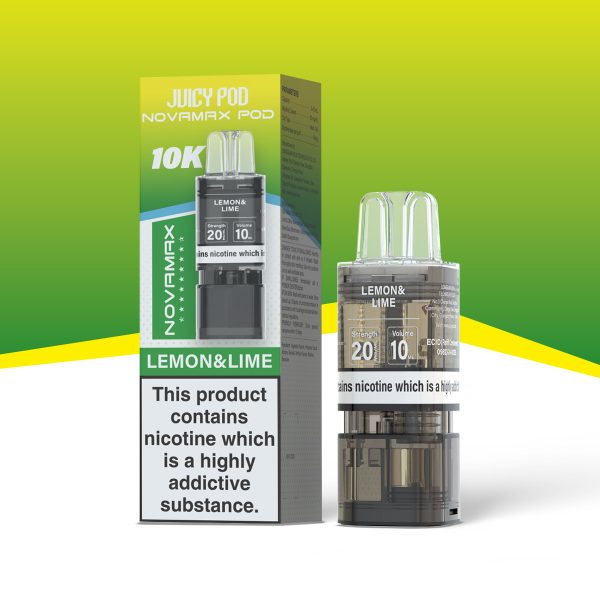 Lemon & Lime - Juicy Novamax 10K Replacement Pods